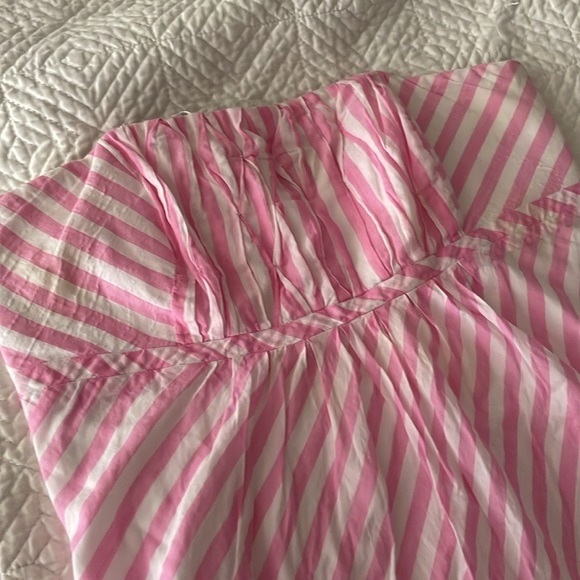 Lily Pulitzer strapless candy pink and white striped dress size 6. - Picture 2 of 6